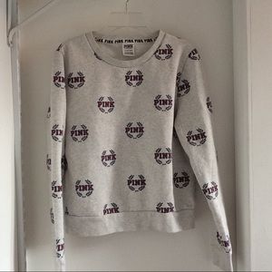 PINK VICTORIA’S SECRET CREWNECK